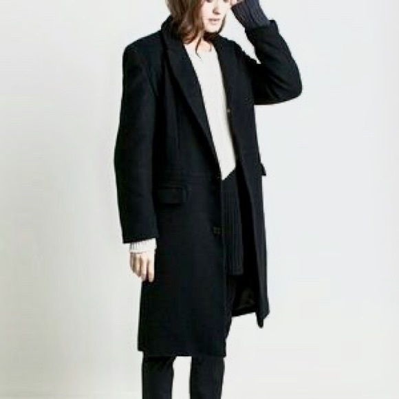 Emerson Fry Jackets & Blazers - NWT Emerson Fry Black Wool Ryan Coat